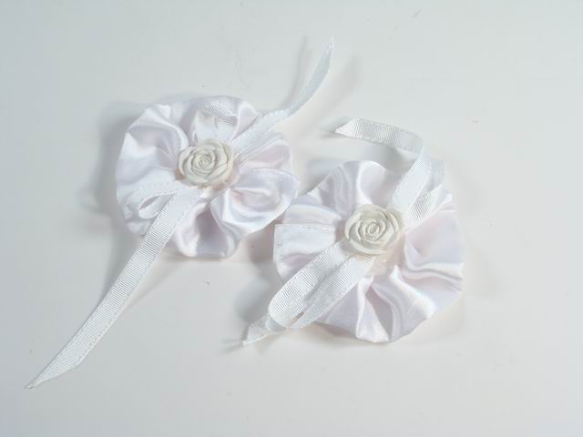 Coccarda con appl.fiore l.8  r523
