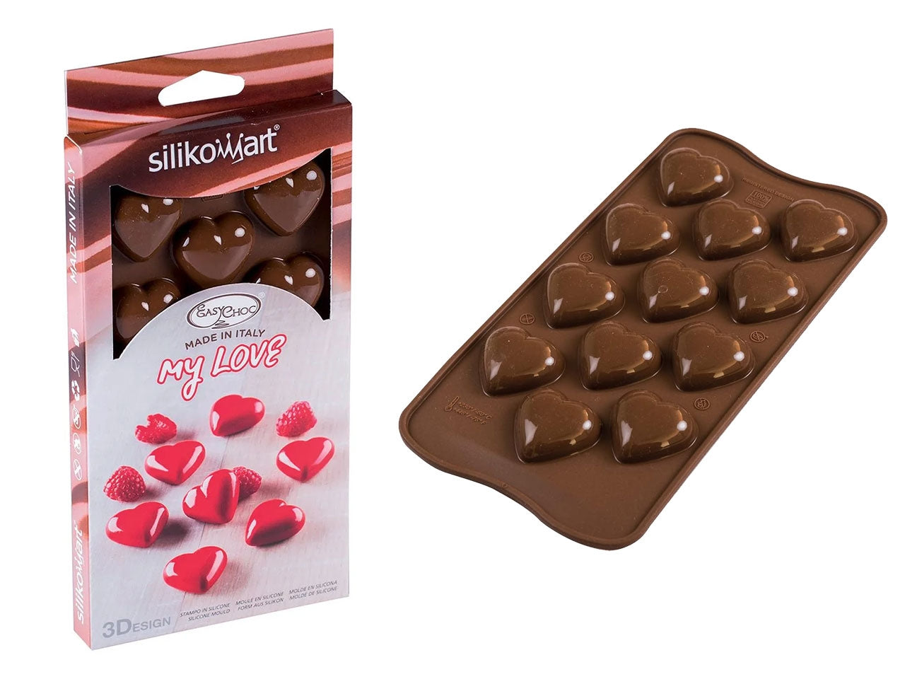 Stampo in silicone per cioccolatini 3d