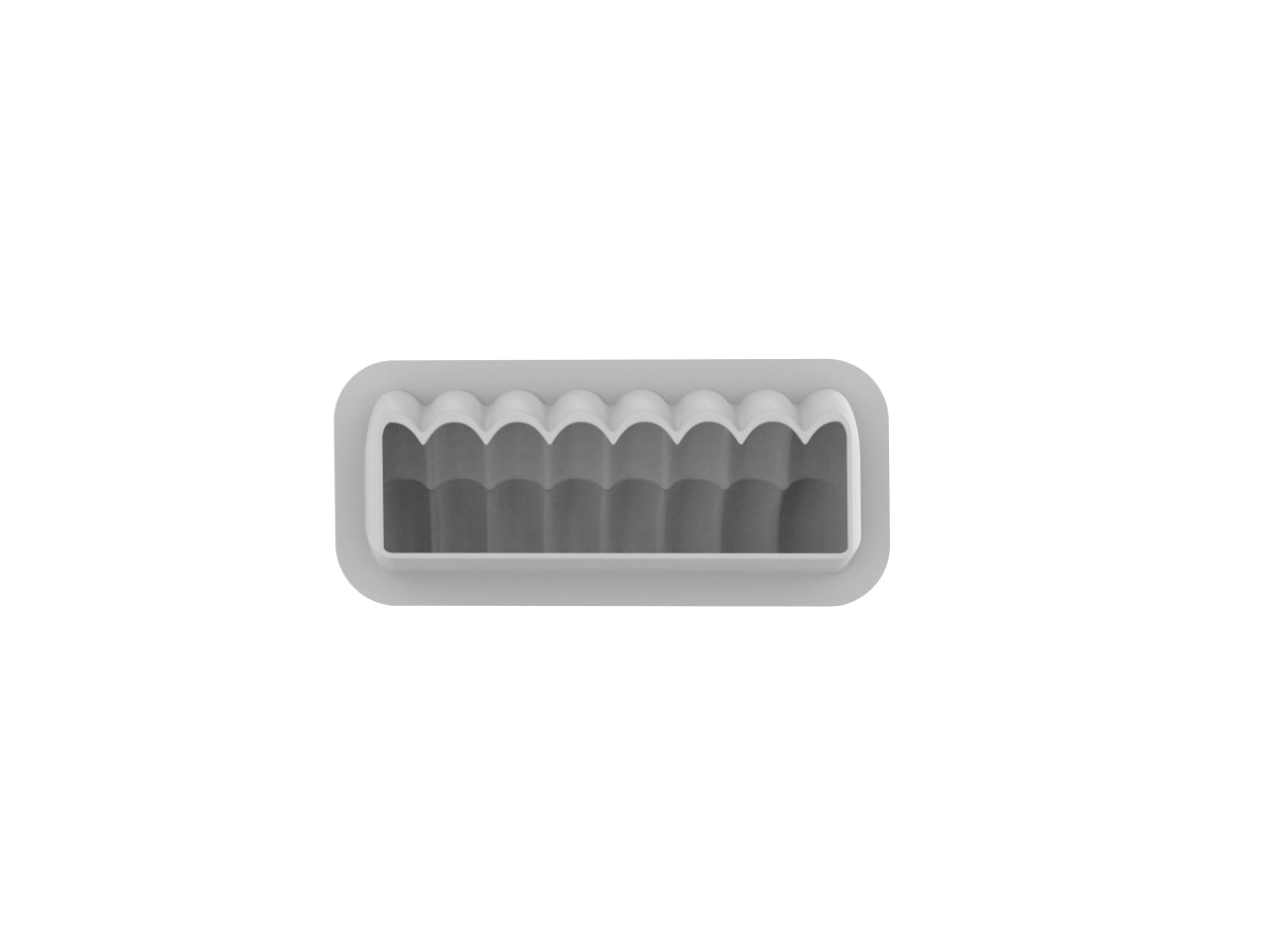 Stampo in silicone a forma di tronchetto cuori 240x90xh.90mm