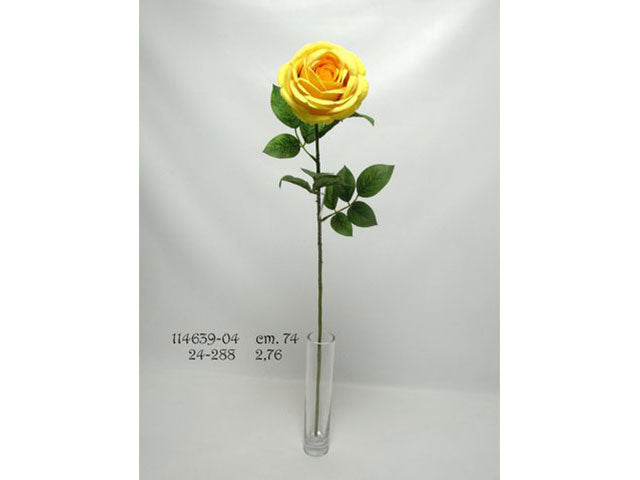 Rosa gialla 74cm 114639
