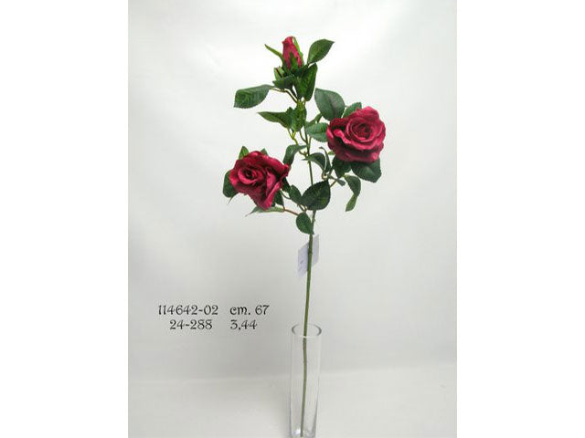 Rose rosse 67cm 114642