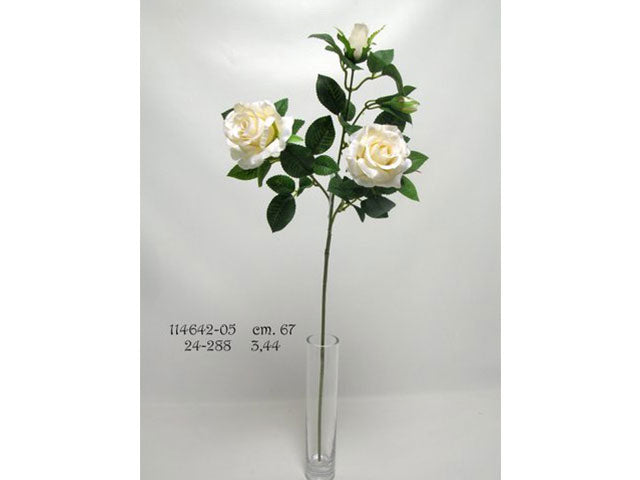 Rose crema 67cm 114642