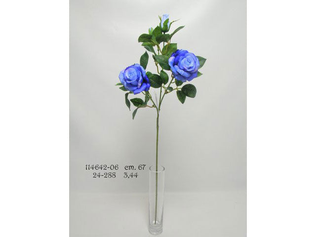 Rose blu 67cm 114642