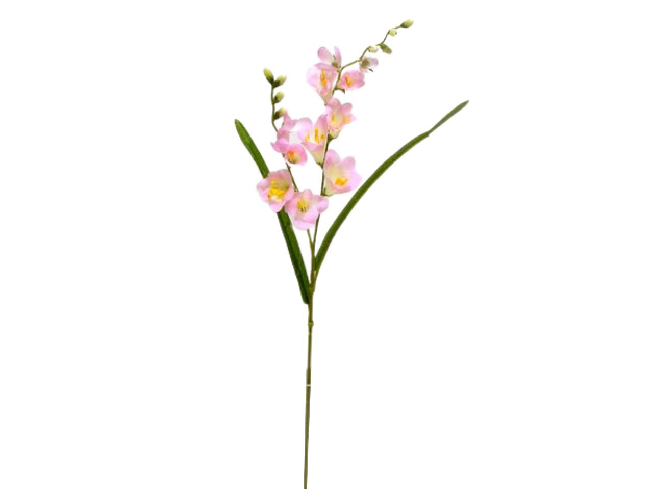 Fresia spruzzata x 2 colore rosa 67cm