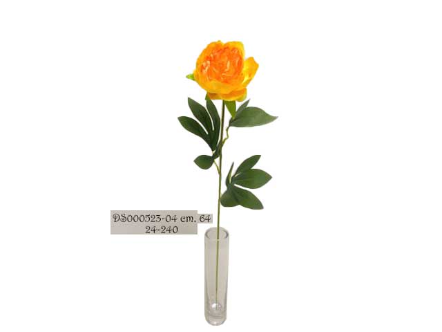 Peonia 64cm gialla ds000523