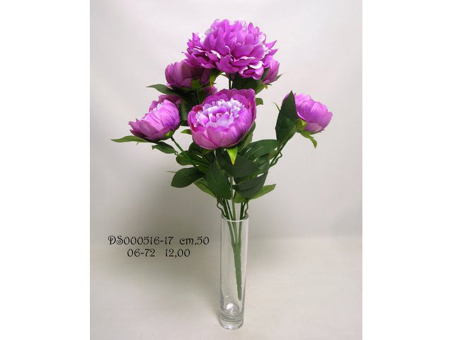 Mazzo peonia x7 fucsia ds000516
