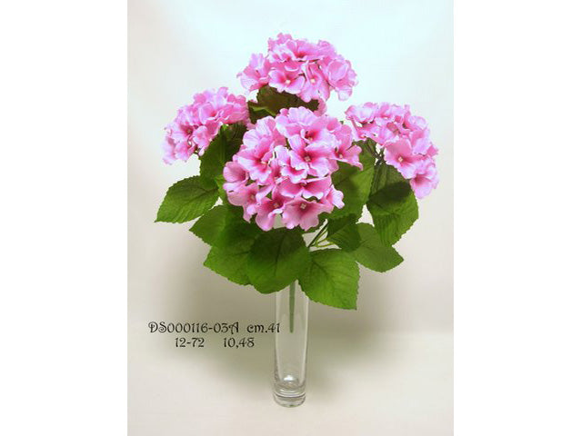 Mazzo di ortensie colore rosa 41cm