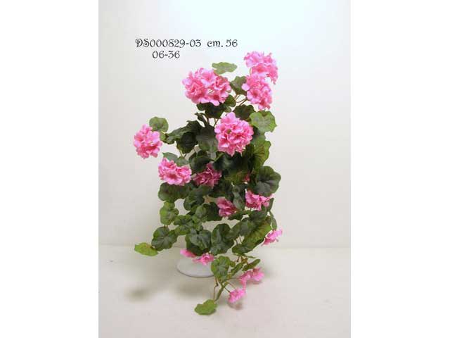Mazzo geranio rosa 56cm ds000829