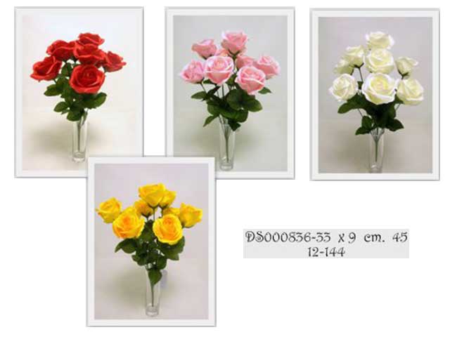 Mazzo rose ass. 45cm ds000836