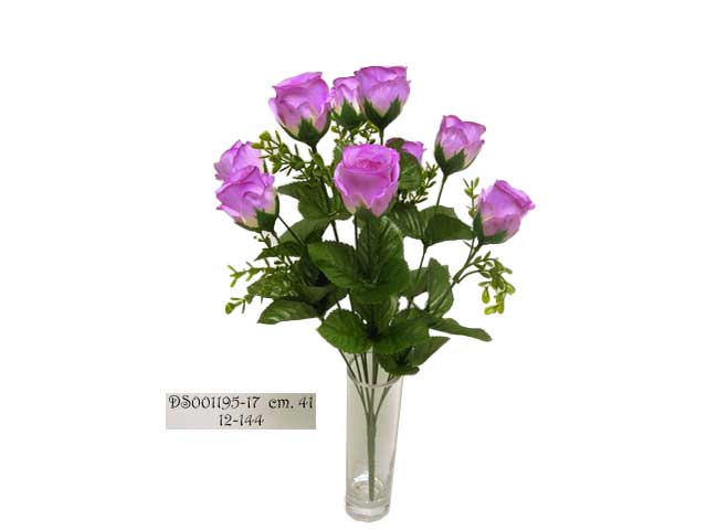 Mazzo rose fucsia 41cm ds001195
