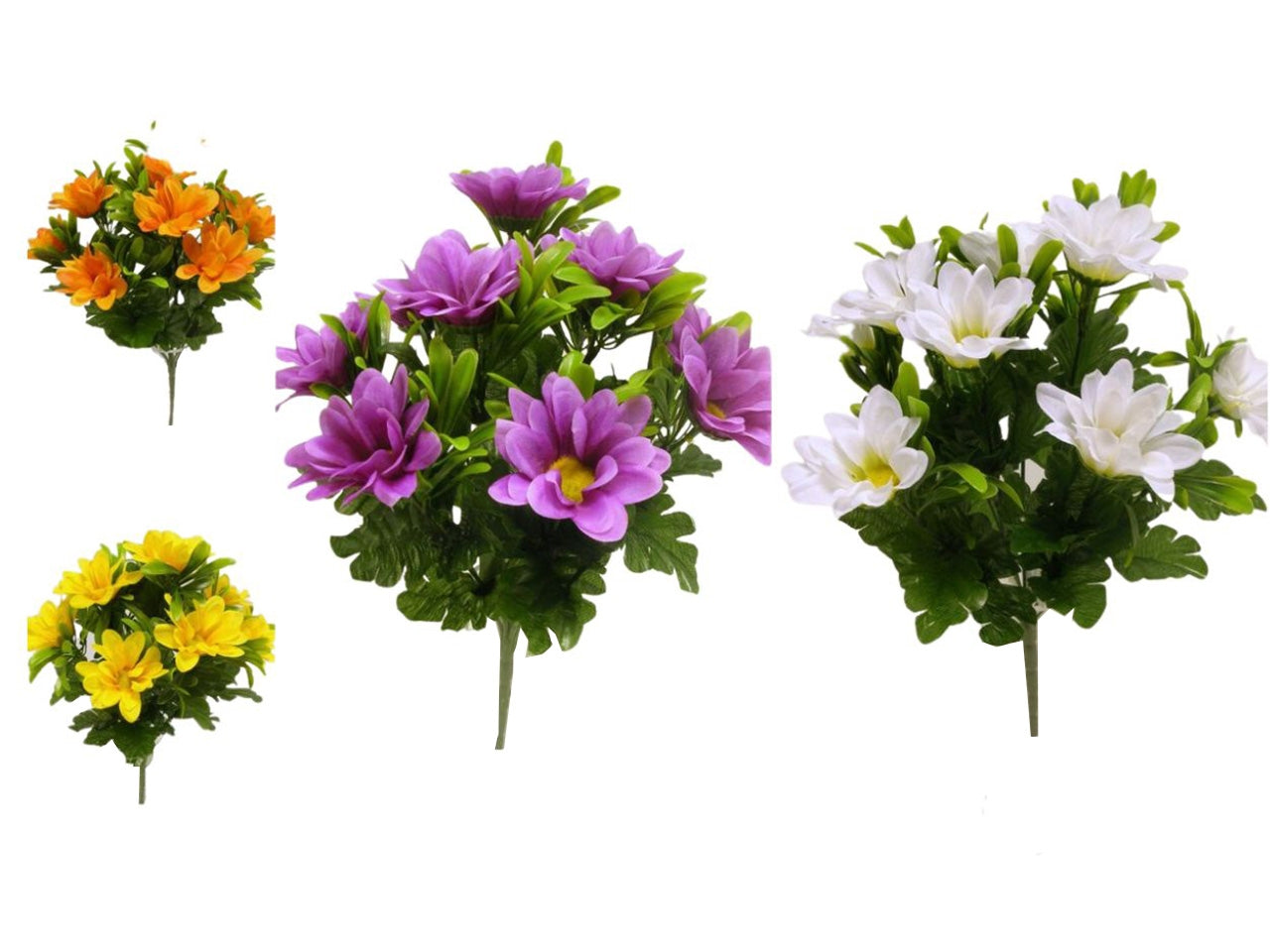 Mazzo di dalia x 10 misura 33cm colori assortiti