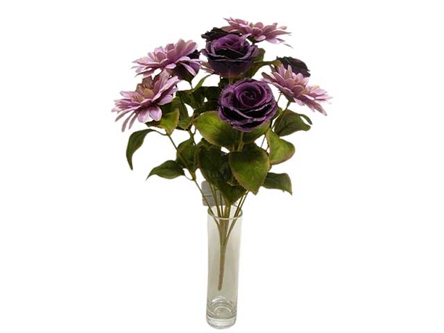 Mazzo rose/gerbera x10 beauty da000204
