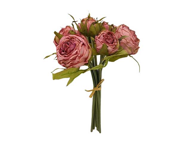 Mazzo rosa 30cm fucsia da000181