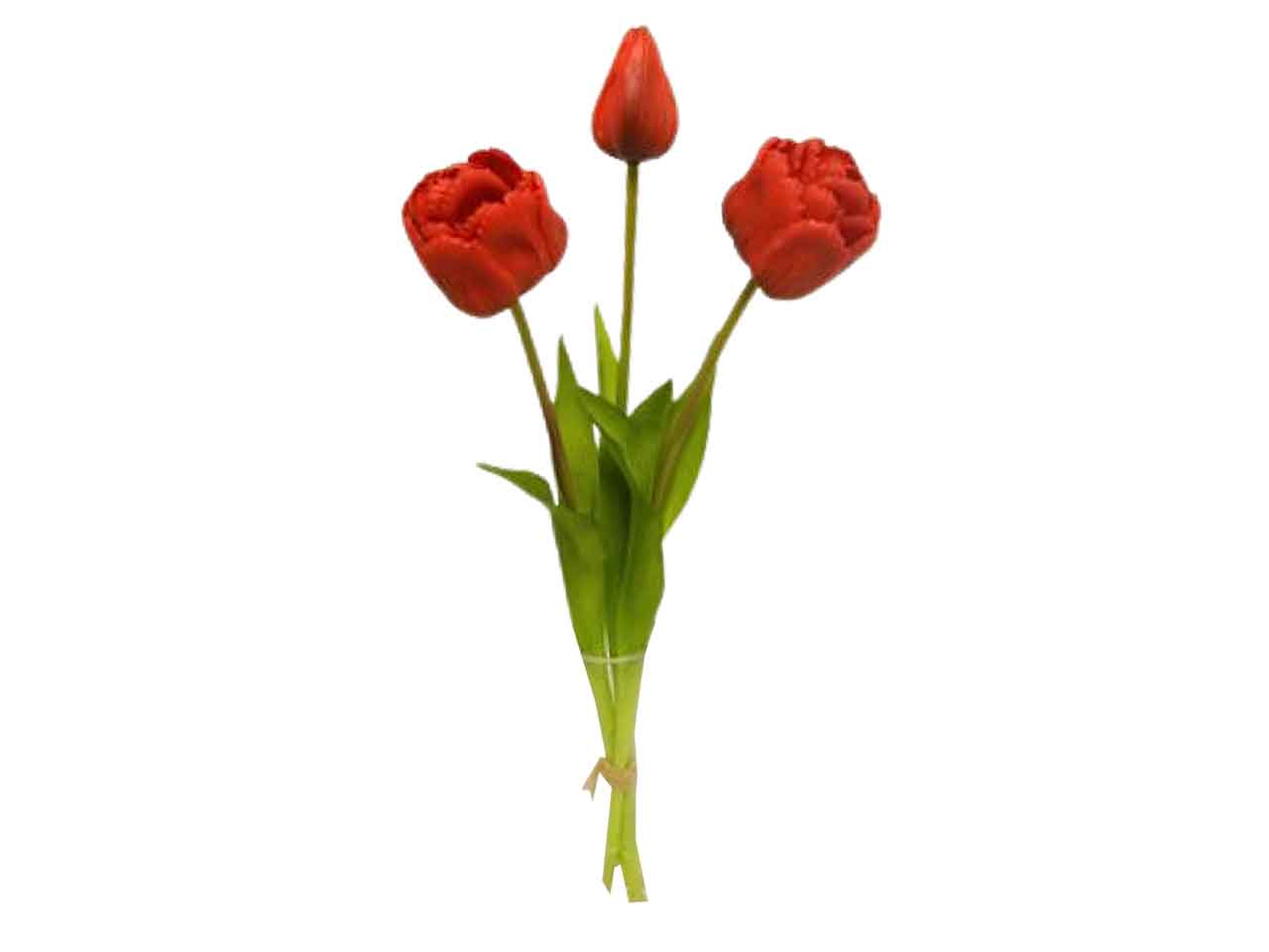 Mazzo tulipano x3 48cm rosso ds001930
