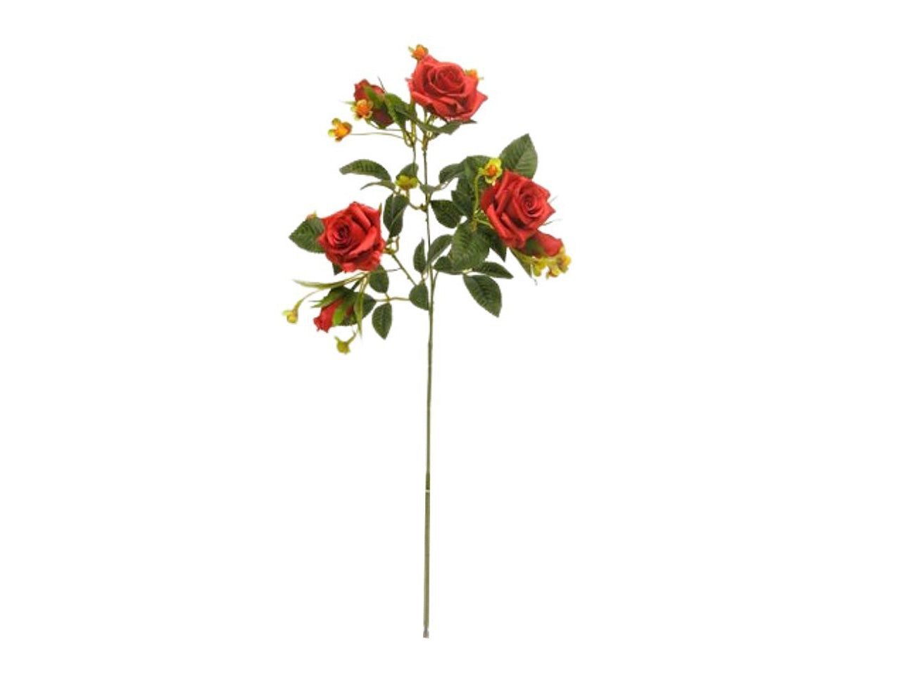 Rose spruzzate colore rosso 70cm