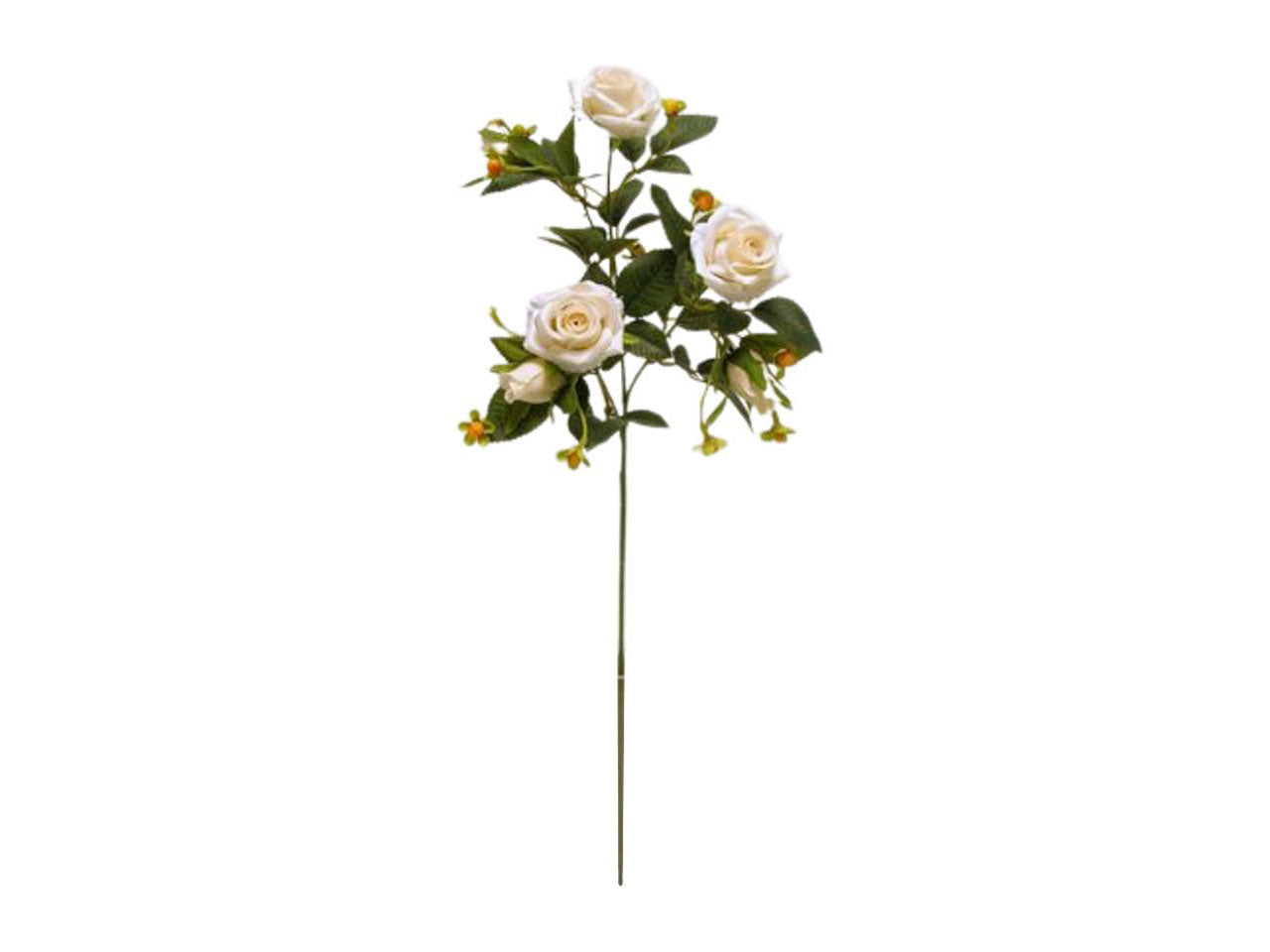 Rose spruzzate colore crema 70cm