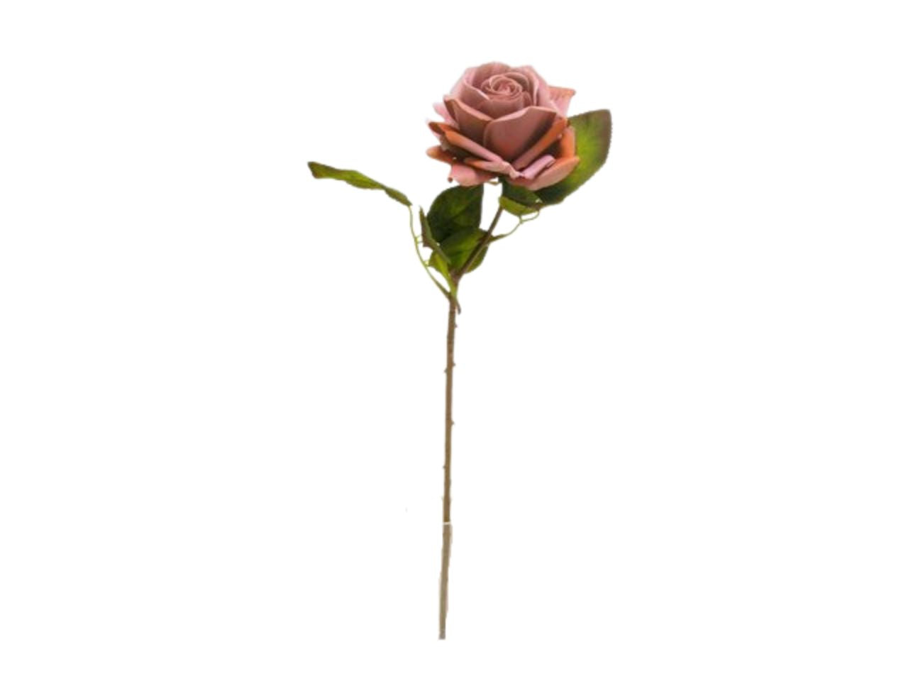 Rosa spruzzata 62cm corallo da000449