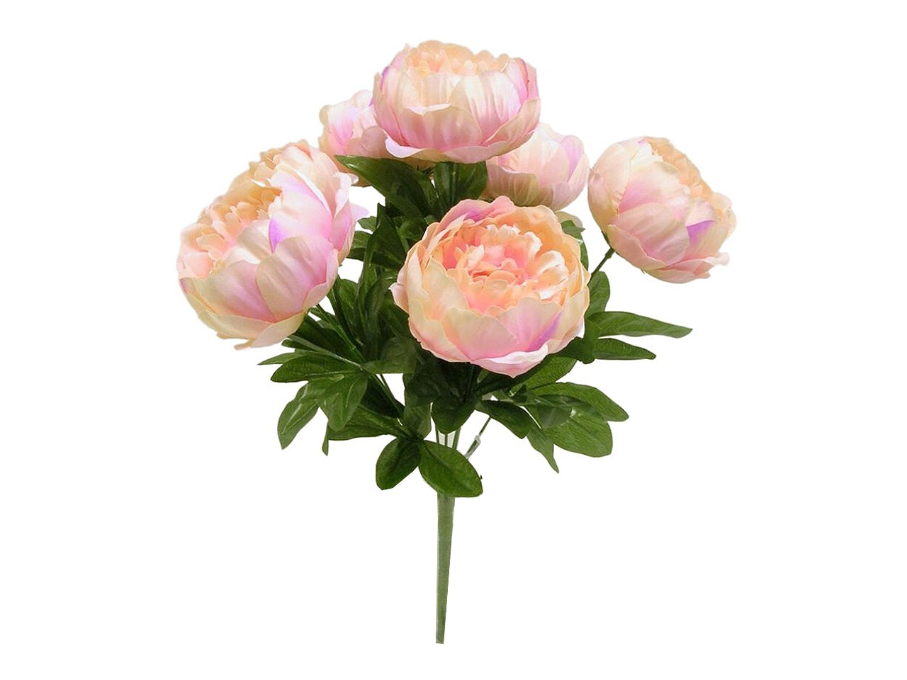 Mazzo di peonie x 7 misura 45cm colore mauve