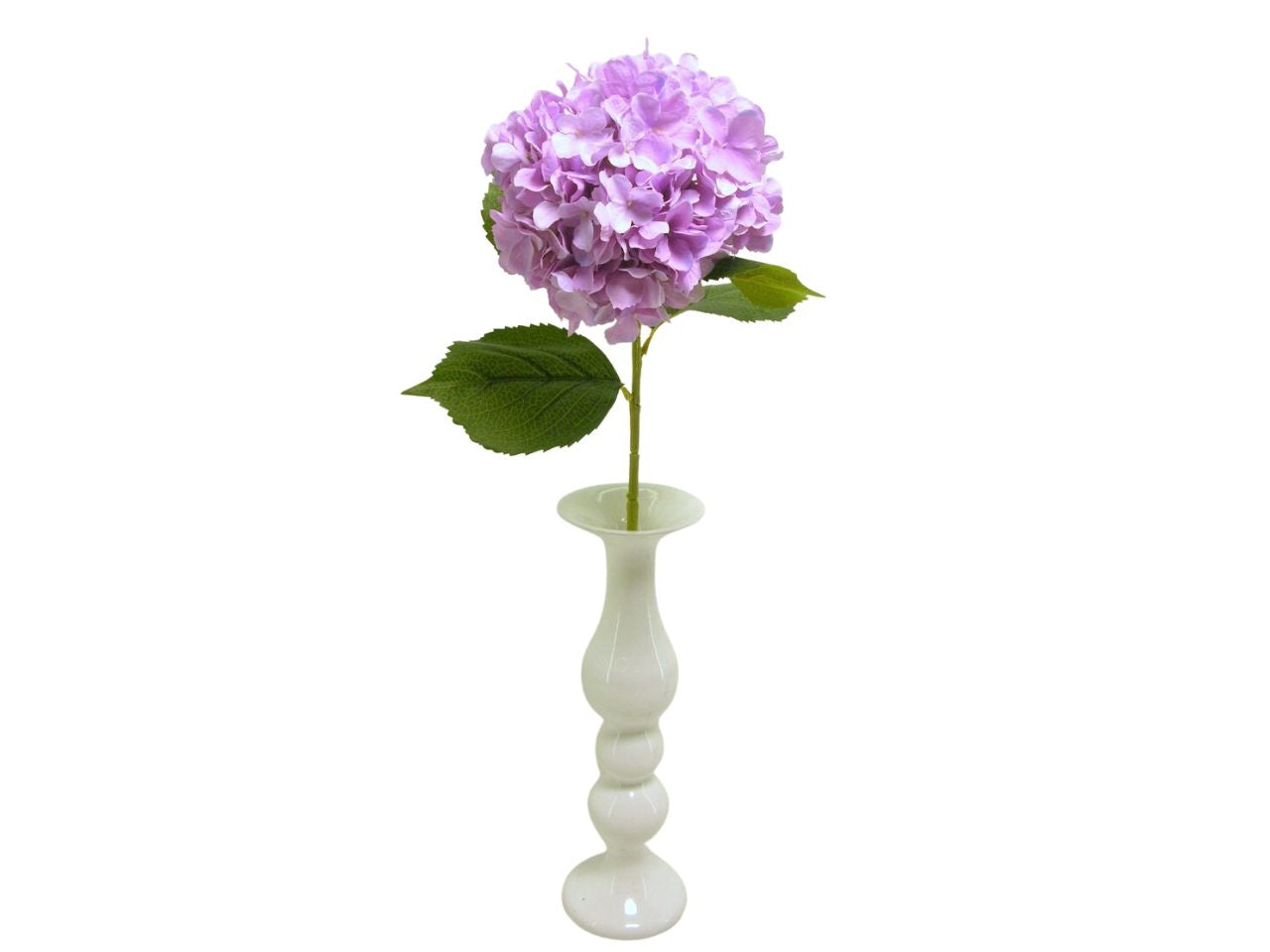 Ortensia singola spruzzata misura 82,5cm colore fuxia