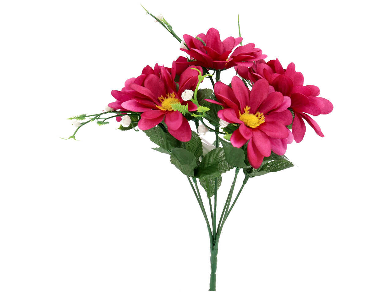 Bouquet gerbera in tessuto di colori assortiti, 29 cm - Diva