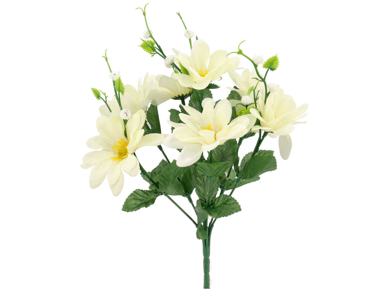 Bouquet gerbera in tessuto di colori assortiti, 29 cm - Diva
