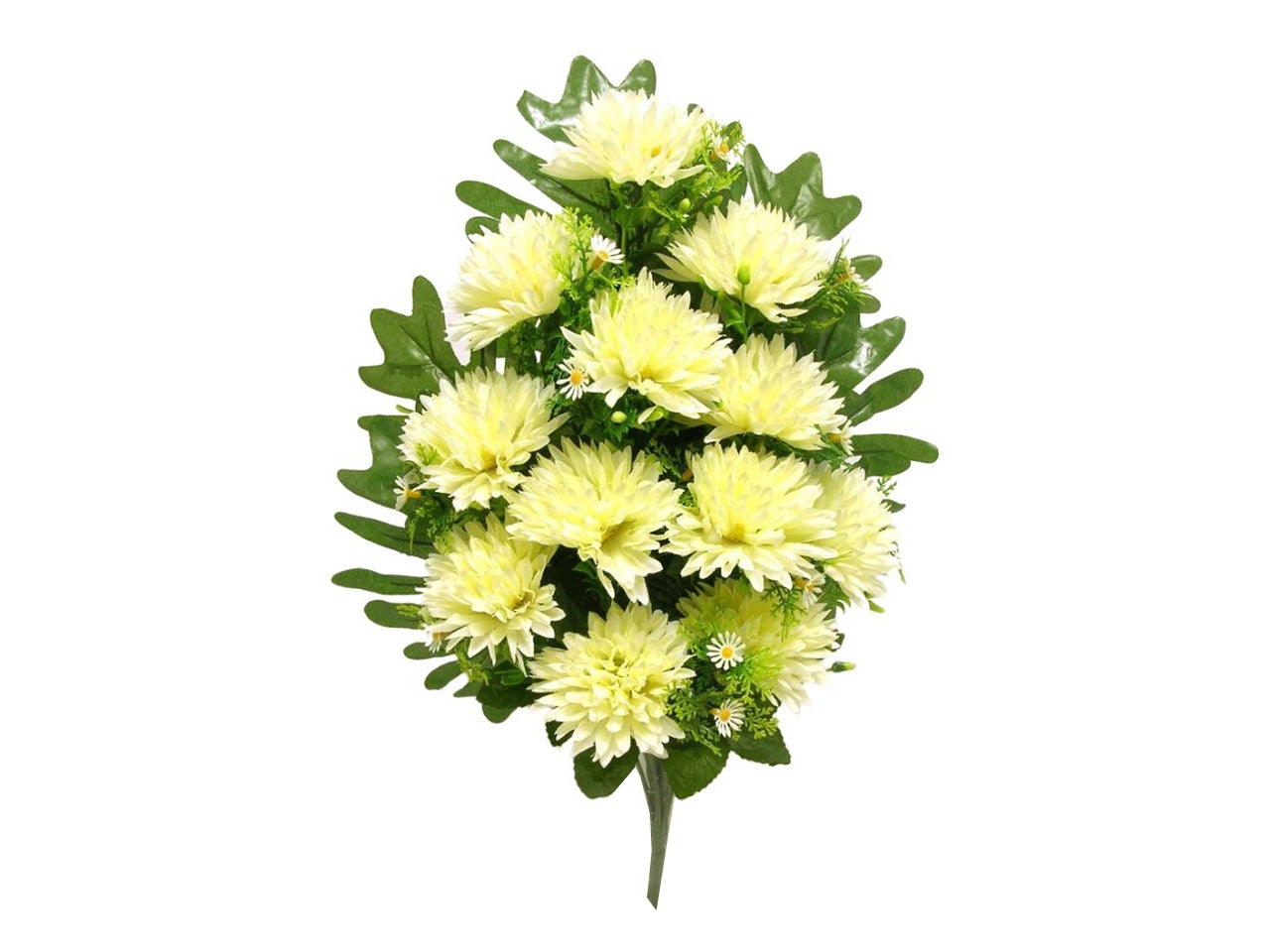 Mazzo di peonie x 7 misura 45cm colore crema