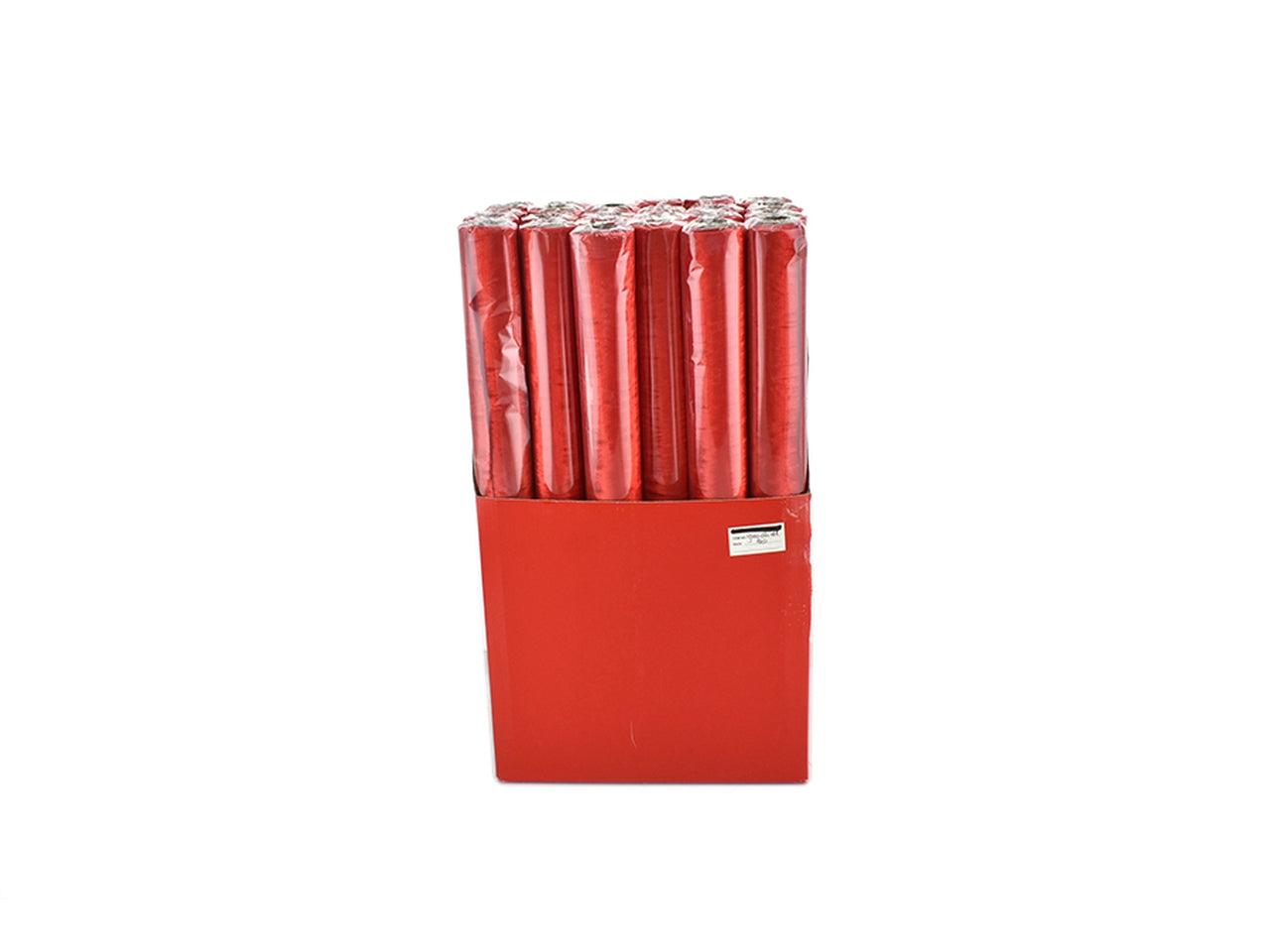 Rotolo carta regalo natalizio 48cmx2,7m rosso
