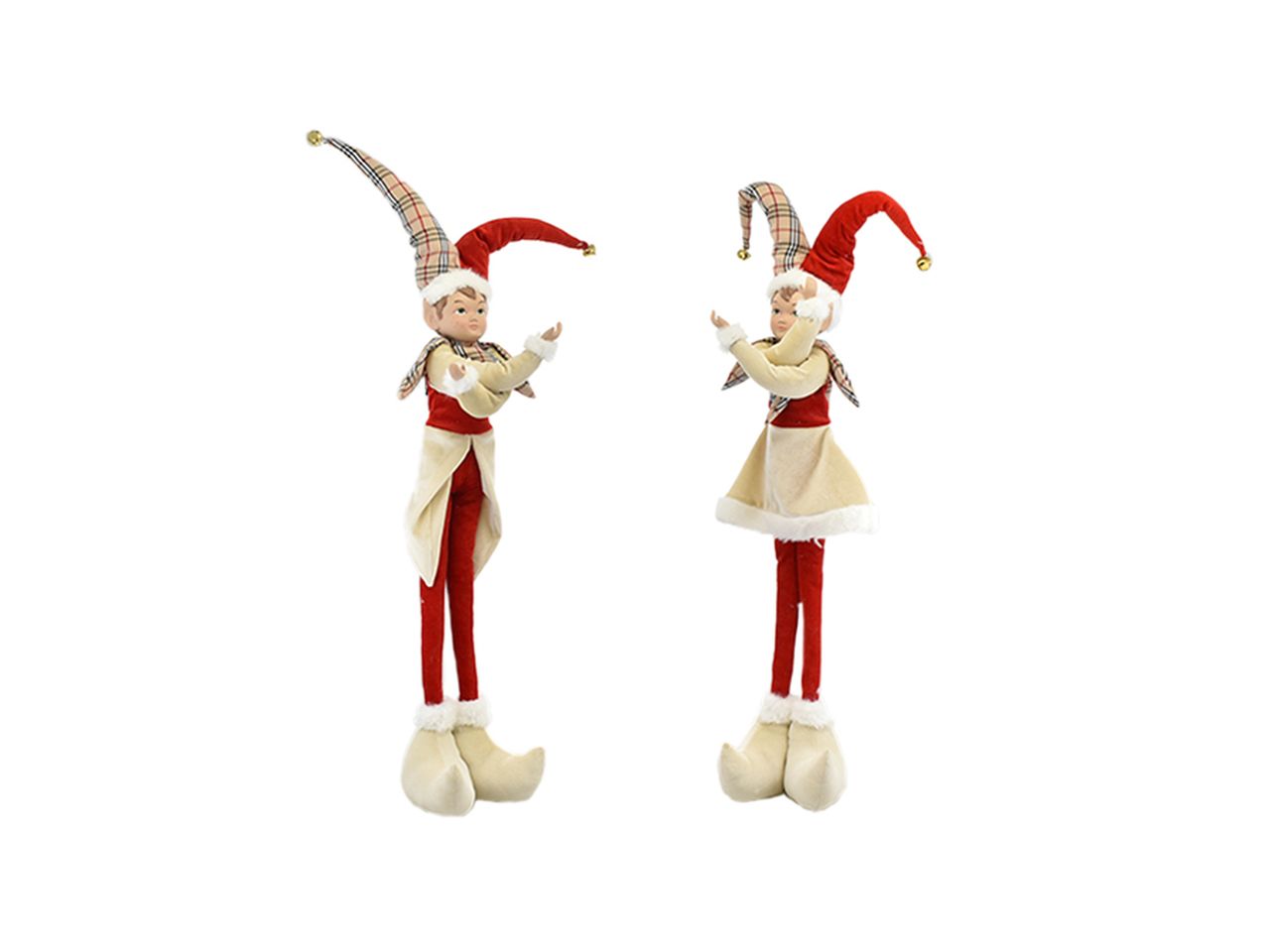 Elfo misura 85cm in 2 assortimenti