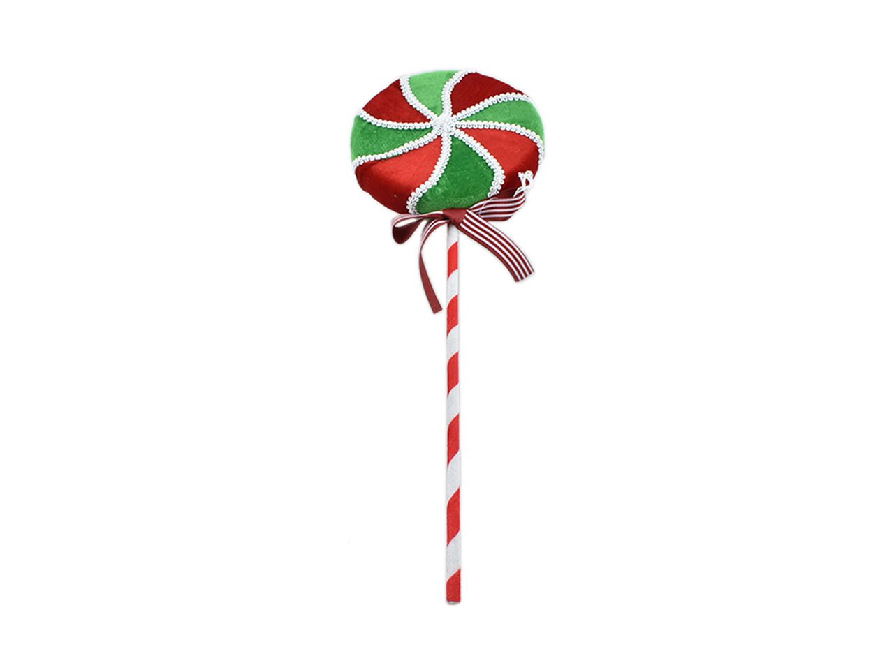 Lollipop misura 9,5cm colore verde e rosso