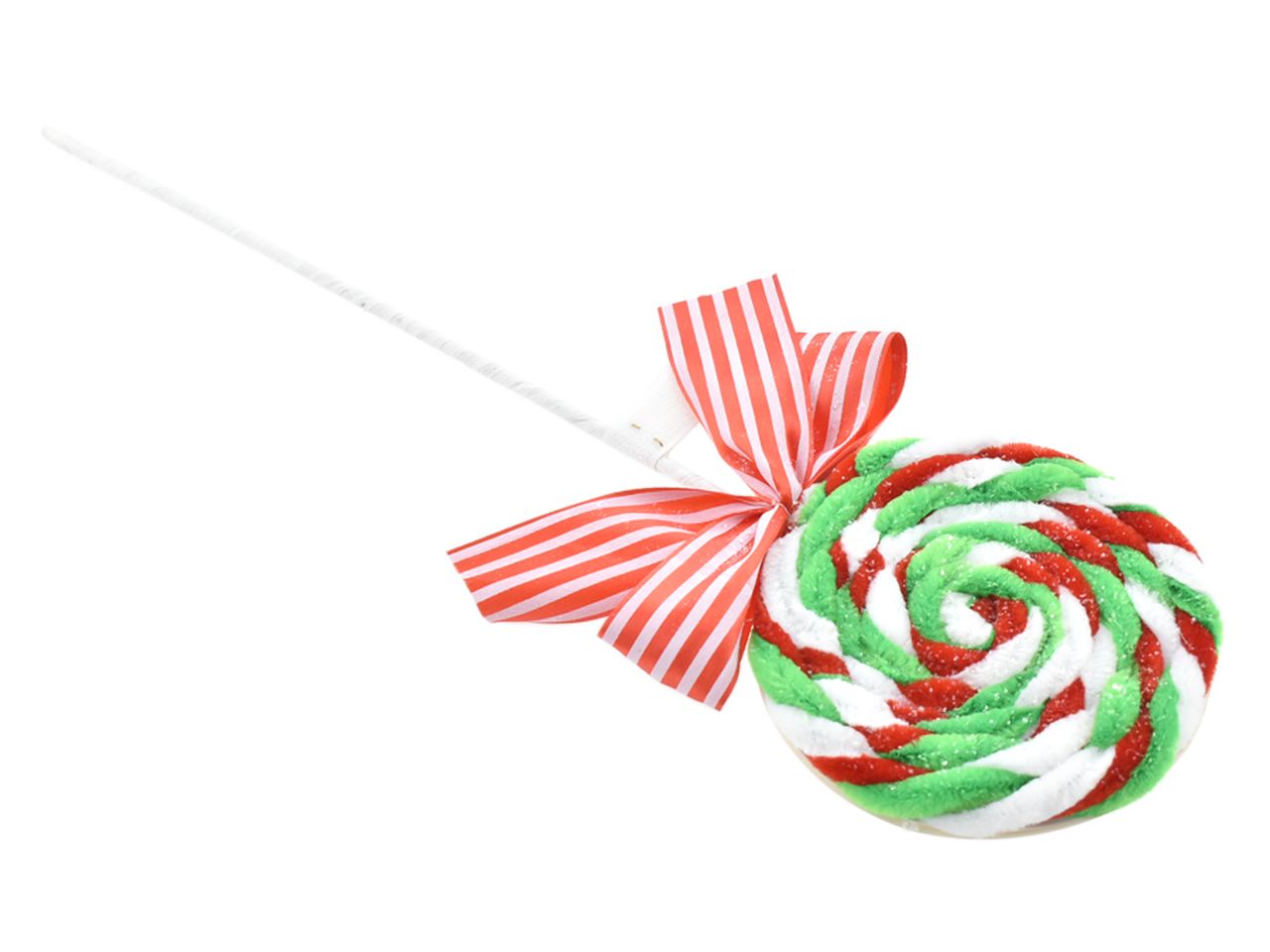 Leccalecca con fiocco misura 44cm colore verde