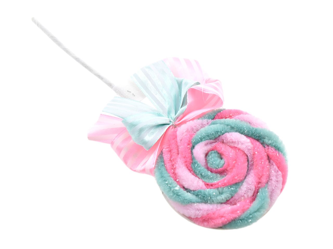 Leccalecca con fiocco misura 22cm colore rosa