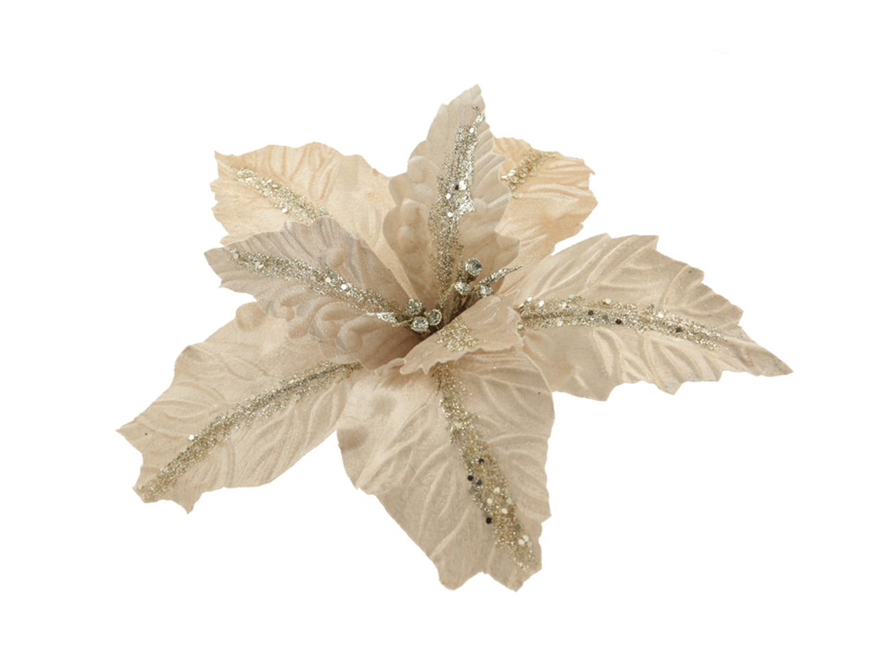 Fiore misura d.54cm colore champagne