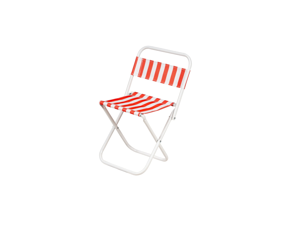 Sgabello pieghevole 27x22x45cm a strisce 4 colori assortiti