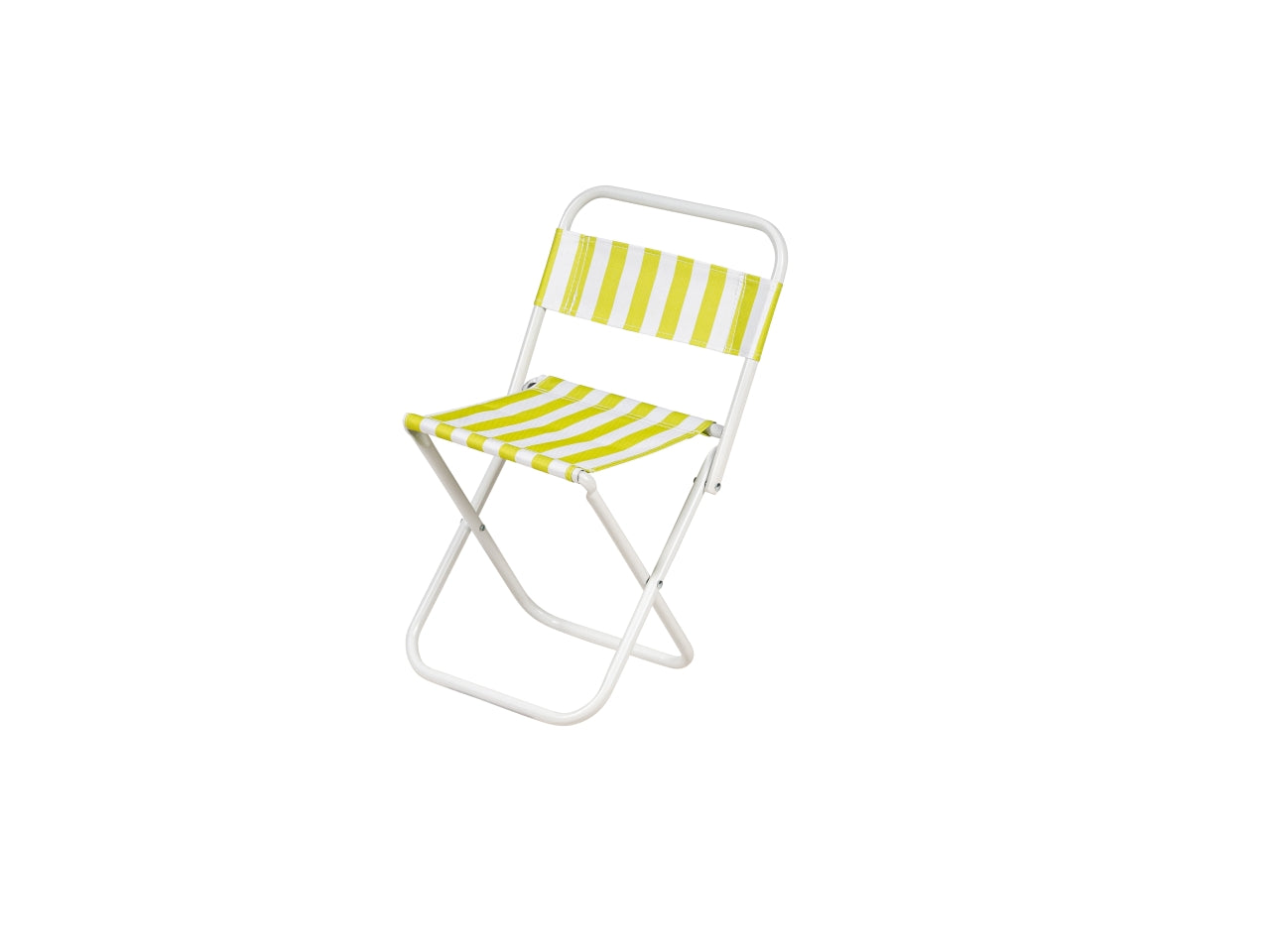 Sgabello pieghevole 27x22x45cm a strisce 4 colori assortiti