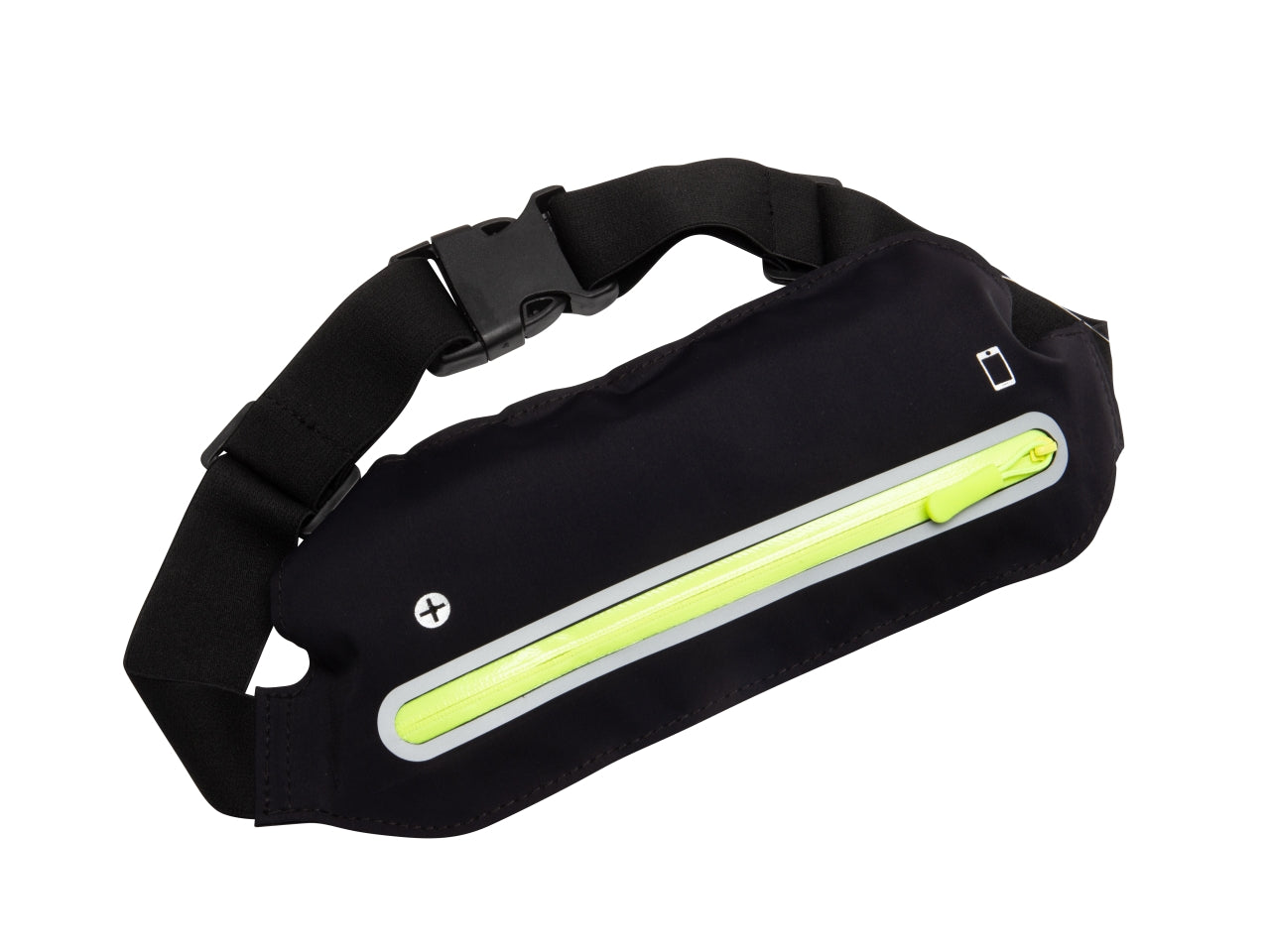 Marsupio piatto sportivo unisex colori assortiti in nylon chiusura zip, 27x12 cm - Coveri Viale Morin