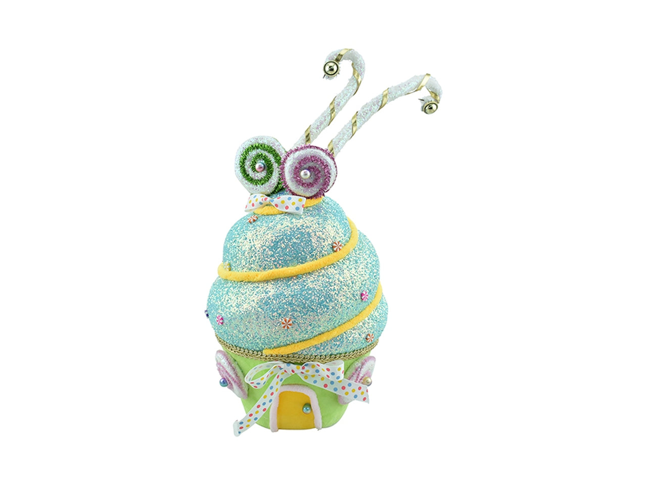 Casetta candy 17x17x35cm verde/azzurro