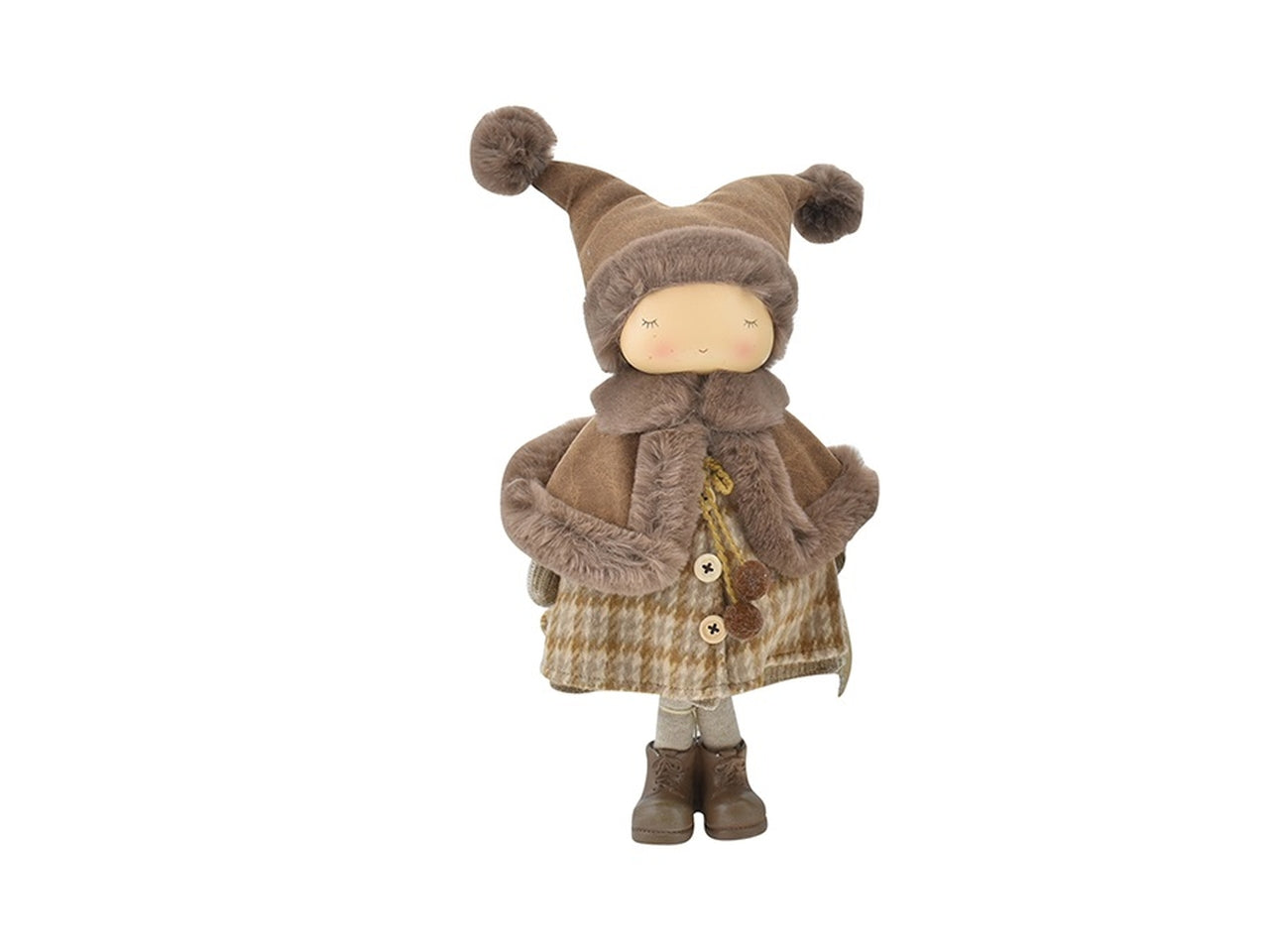 Bambina 20x19x44,5cm camel in 2 assortimenti