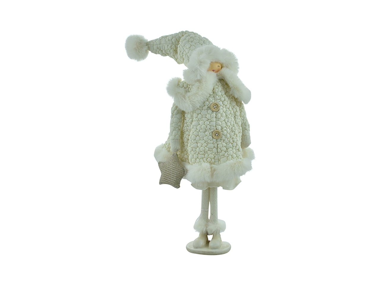 Bimba elegante 21x21x63cm - panna