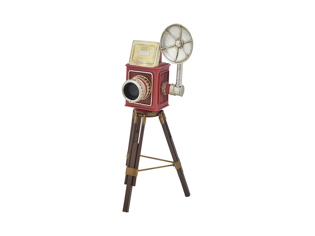 Fotocamera 15x18x37cm rosso/bianco