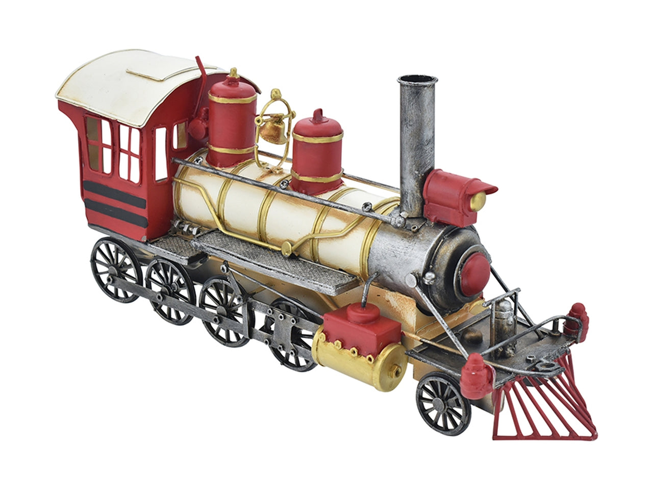 Treno 41x12x20cm rosso/bianco