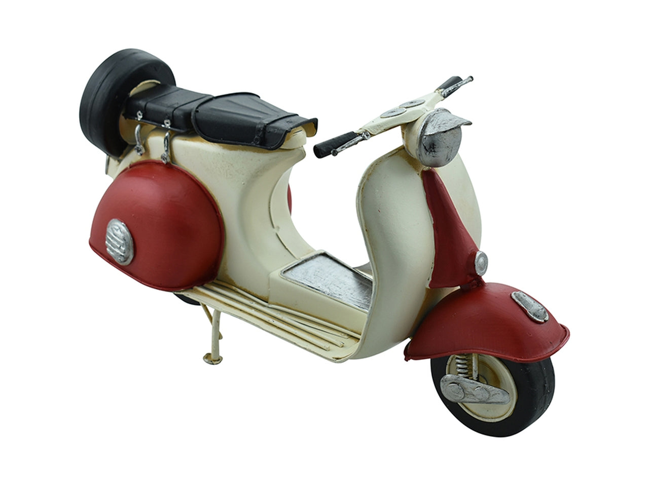 Scooter 30x11x16cm rosso/bianco