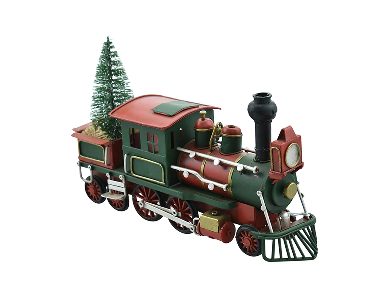 Treno 22,5x9x17cm rosso/verde