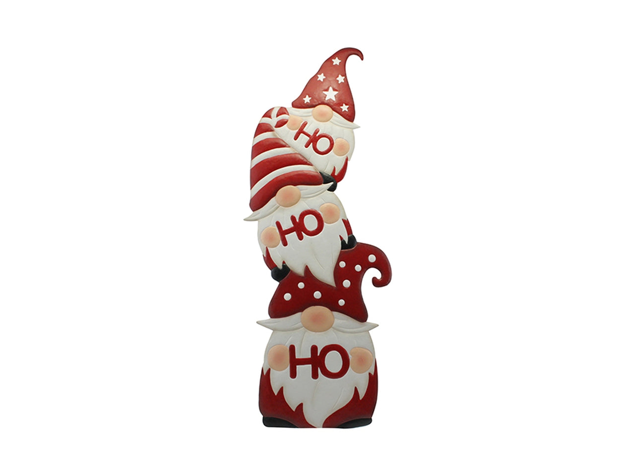 Pila di gnomi 89cm - rosso/bianco