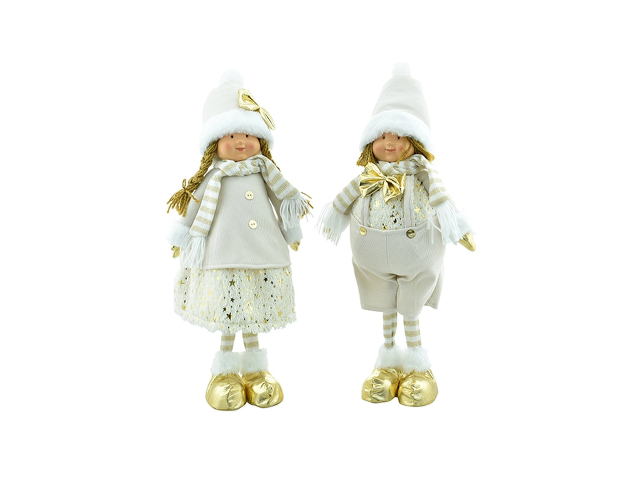 Boy&girl 30x19x79cm bianco/oro