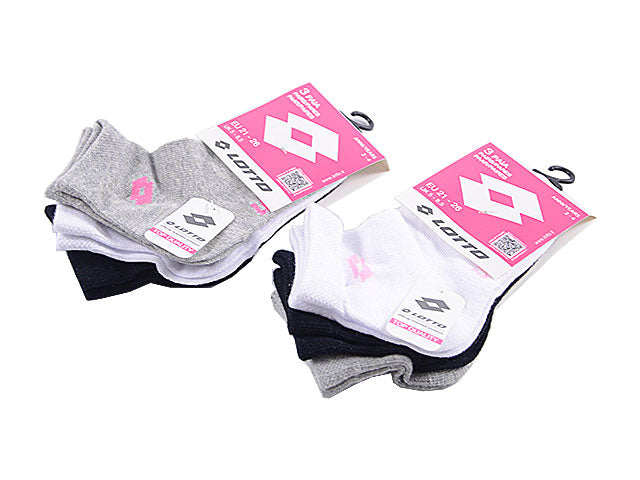Lotto calza corta 3 pezzi tg.21-26 gr85