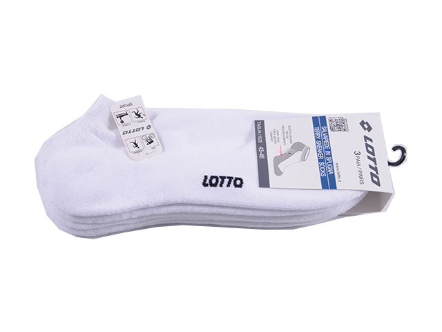 Lotto calza 3 pezzi tg.43-46 bianca