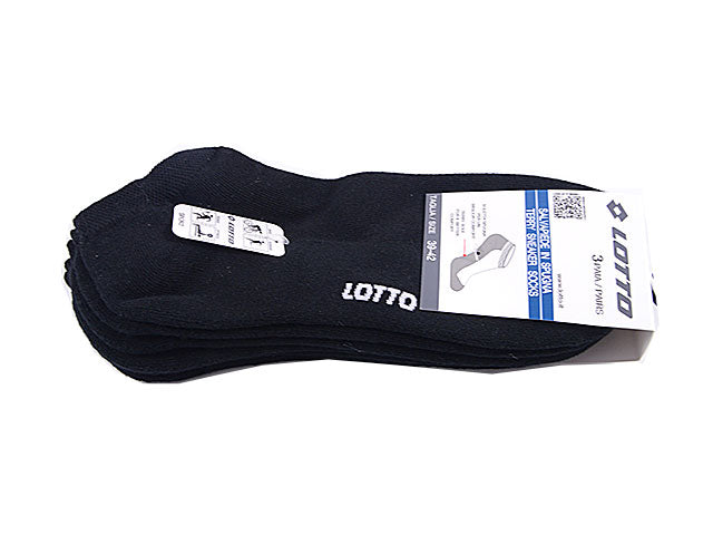 Lotto calza 3 pezzi tg.39-42 nera