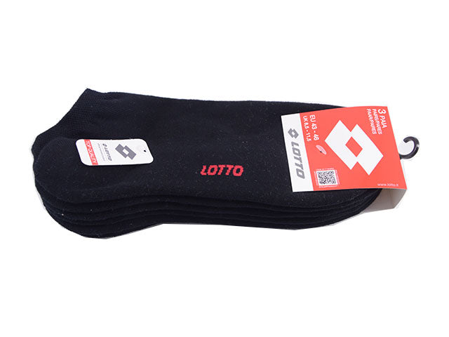 Lotto calza 3 pezzi tg.43-46 nera
