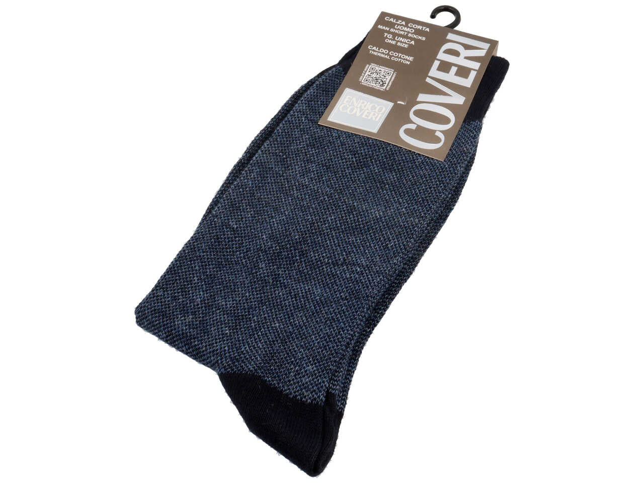 Calza corta enrico coveri da uomo cotone caldo
