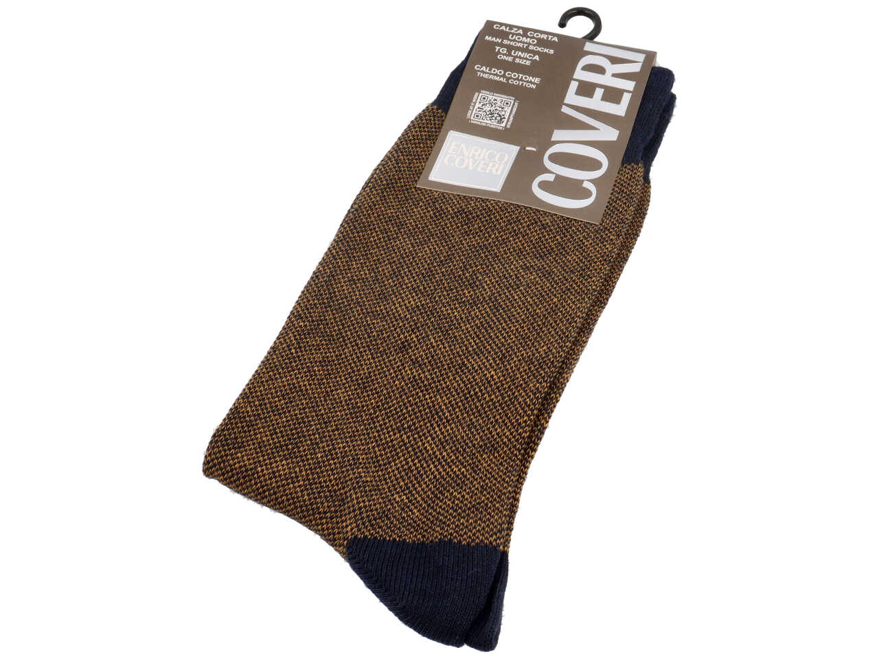 Calza corta enrico coveri da uomo cotone caldo